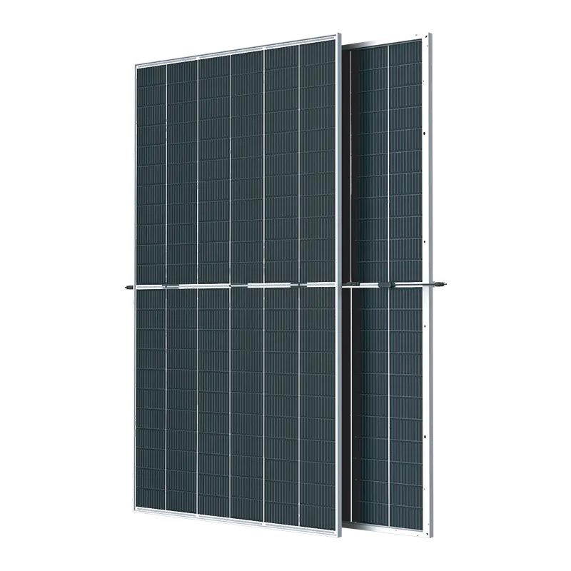 SPDGxxx-132M12 (635-670W) Double Glass Silver Frame Full Transparent